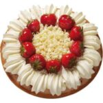 Aardbei de luxe vlaai