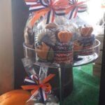 Zakje oranje chocolade bonbons