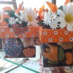 Doosje oranje chocolade bonbons