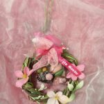 Bloemenkrans met chocolade